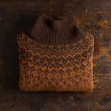 Fauna Women's Rollneck Sweater - Lambswool - Nutmeg