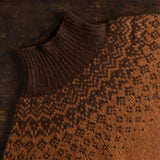 Fauna Women's Rollneck Sweater - Lambswool - Nutmeg