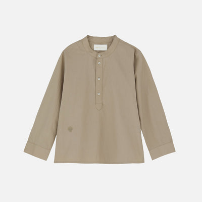 Cotton Lucca Shirt - Roasted Brown