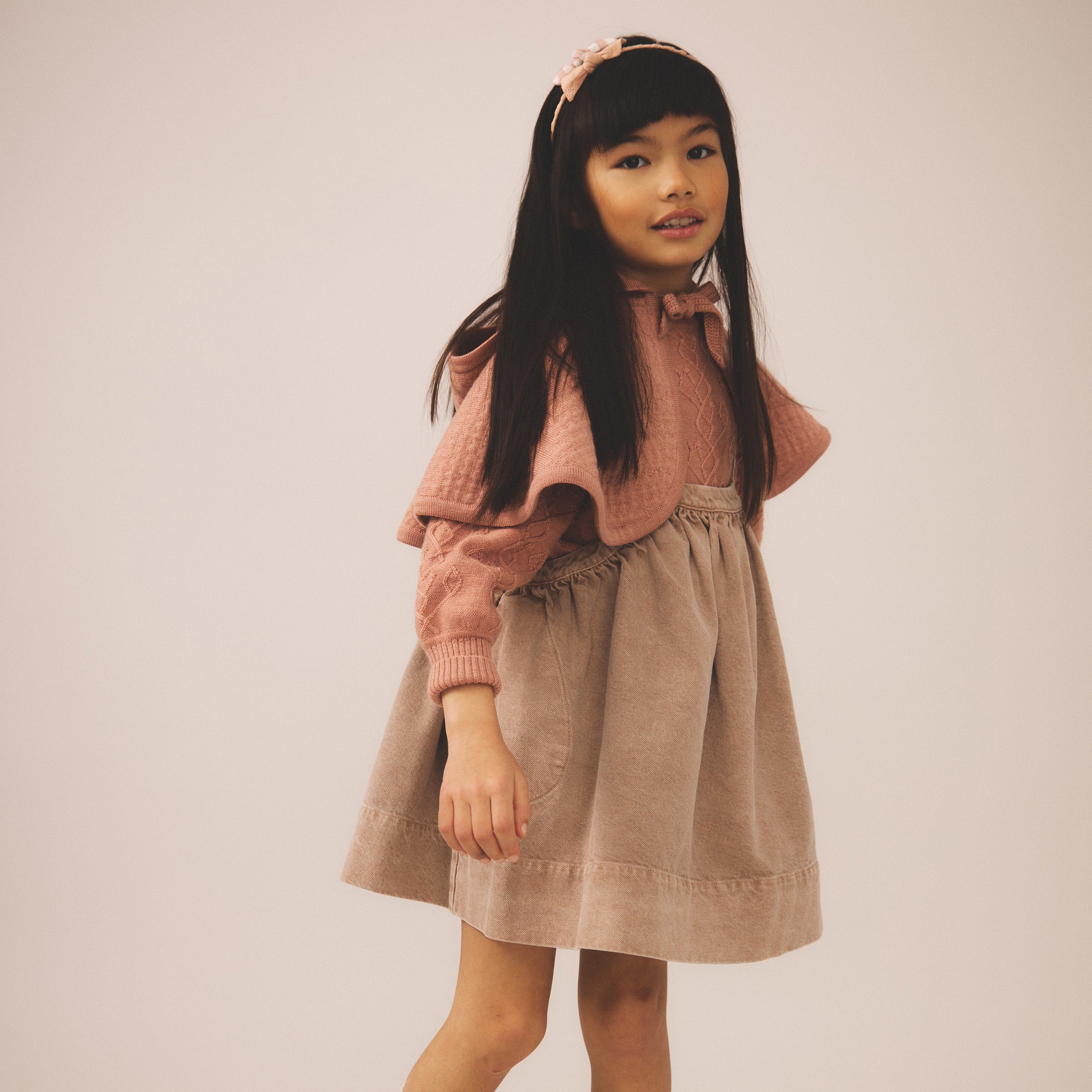 soor ploom Eloise Pinafore Natural 3y Eloise Soor Ploom Cotton