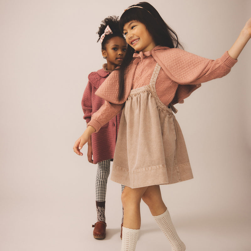 Cotton Eloise Pinafore - Pedra