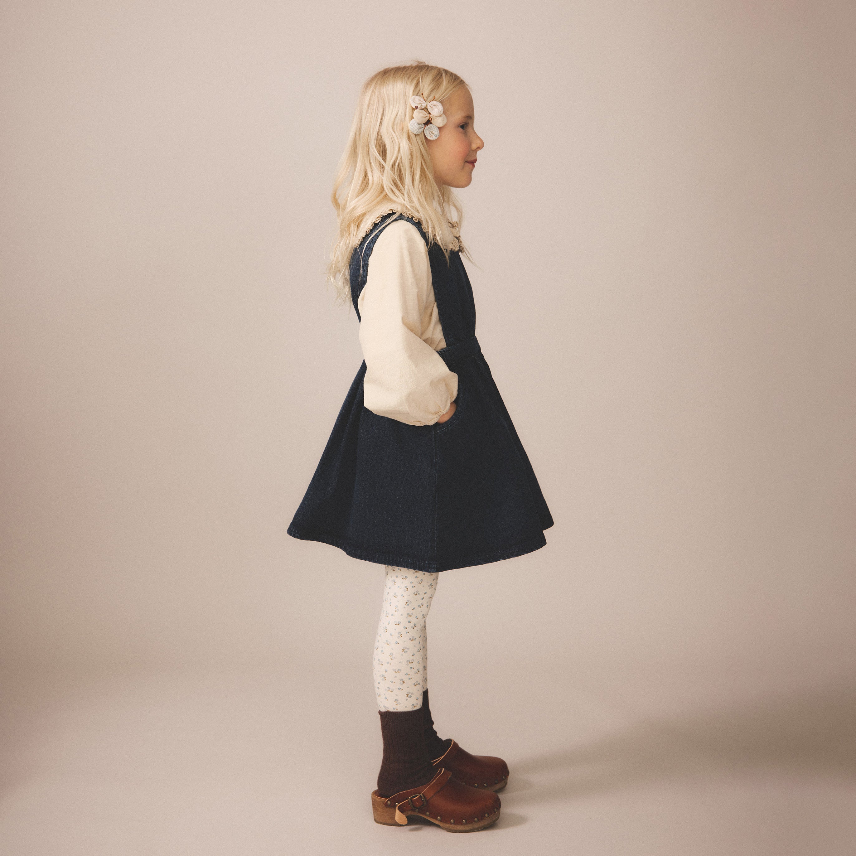 Kids Cotton Tippi Pinafore - Eco Wash – MamaOwl