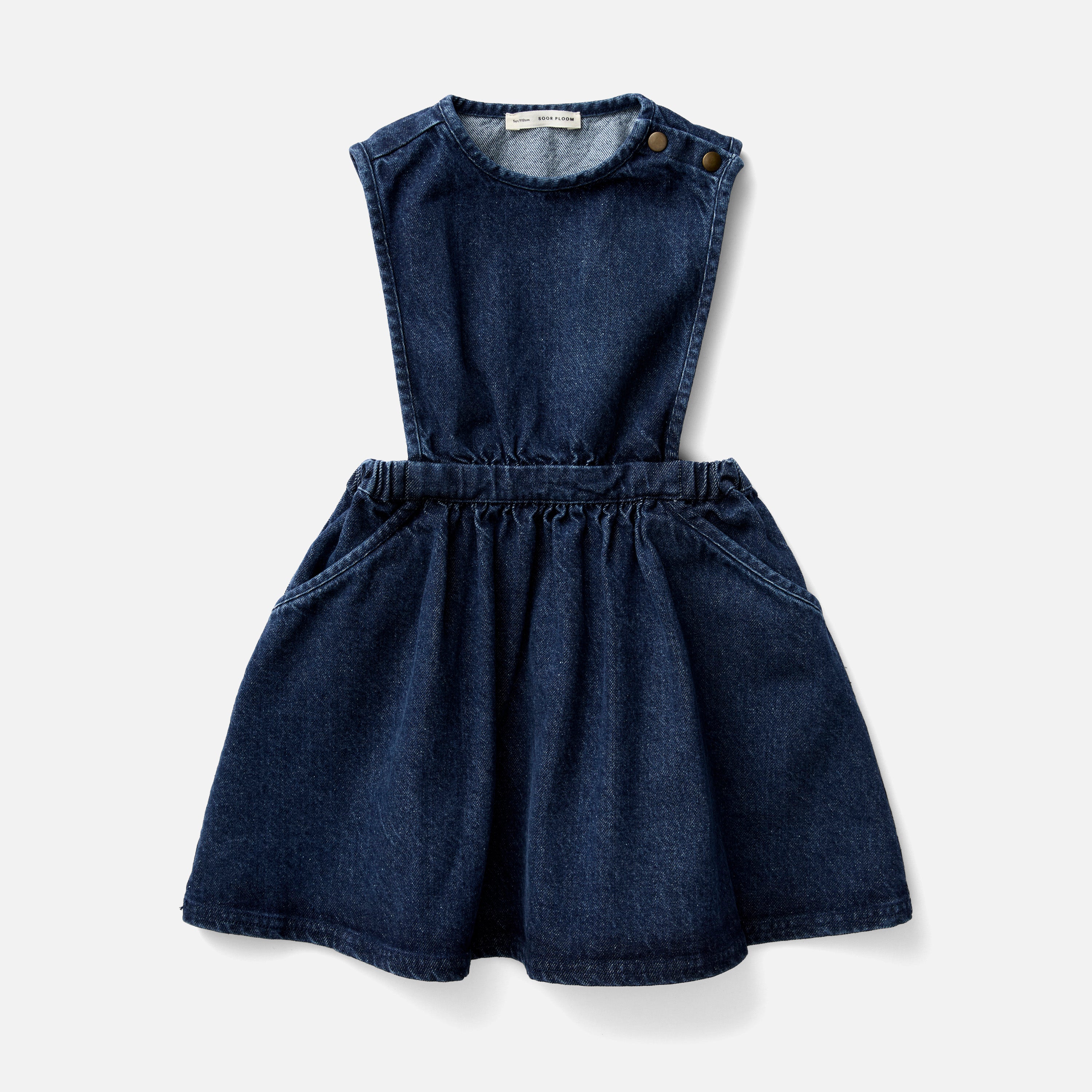 Kids Cotton Tippi Pinafore - Eco Wash – MamaOwl