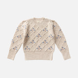 Kids Merino Wool Wilma Pullover - Linen