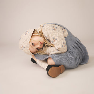 Kids Merino Wool Wilma Pullover - Linen