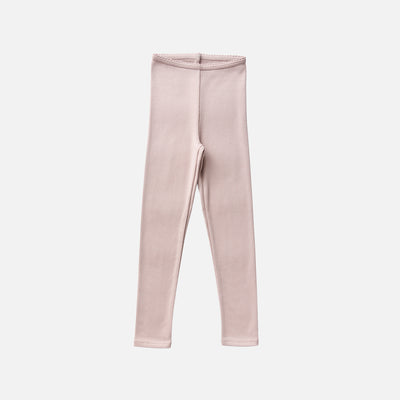 Kids Pima Cotton Stretch Leggings - Pigeon