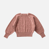 Merino Wool Hawk pullover - Rosewood