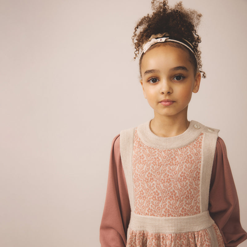 Merino Wool Mathilda Dress - Rosewood