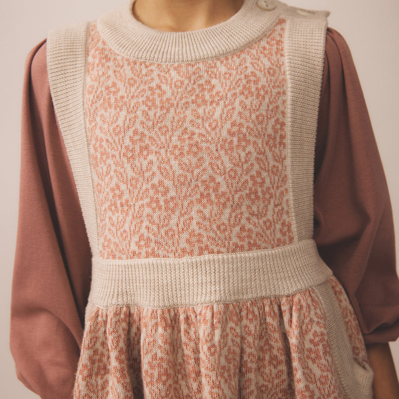 Merino Wool Mathilda Dress - Rosewood