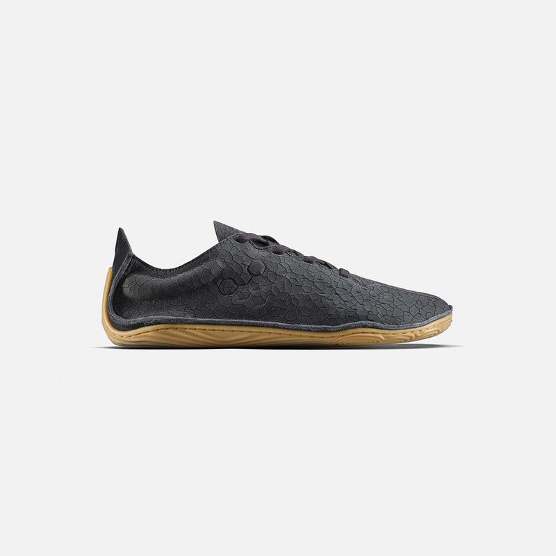 Women's Cracked Leather Sensus Shoes - Obsidian Cracked Leather