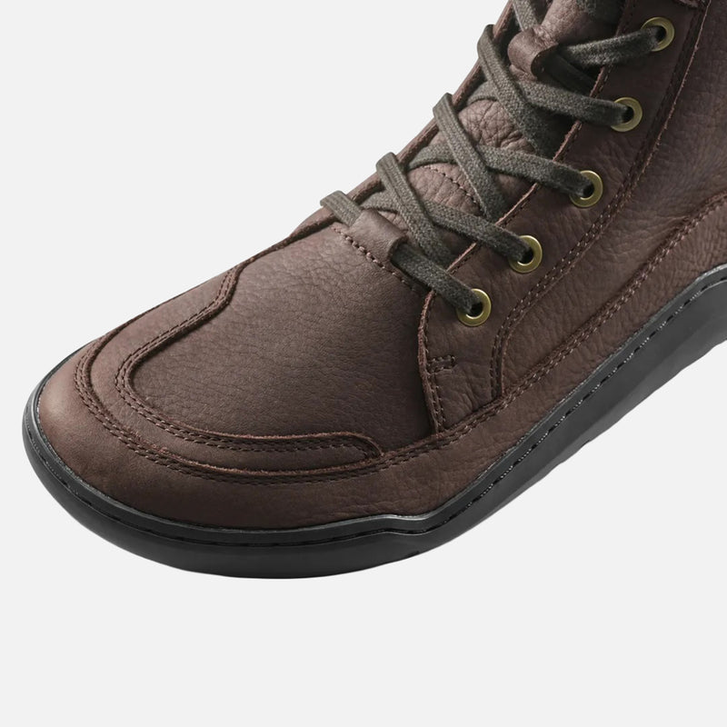 Women's Leather Gobi Boots - Mole
