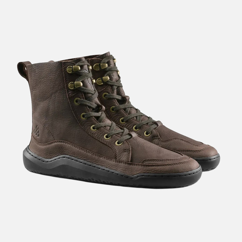 Women's Leather Gobi Boots - Mole