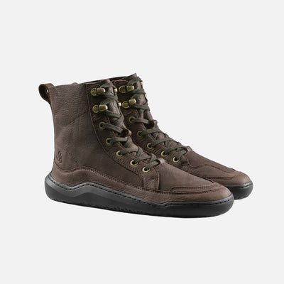 Women's Leather Gobi Boots - Mole