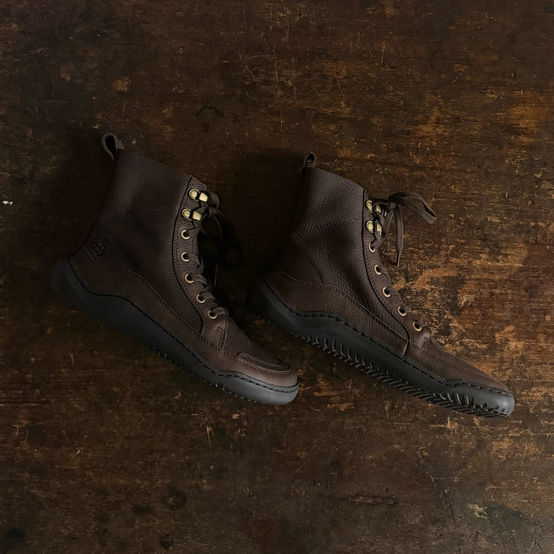 Women's Leather Gobi Boots - Mole