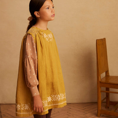 Linen Edie Overdress - Goldenrod