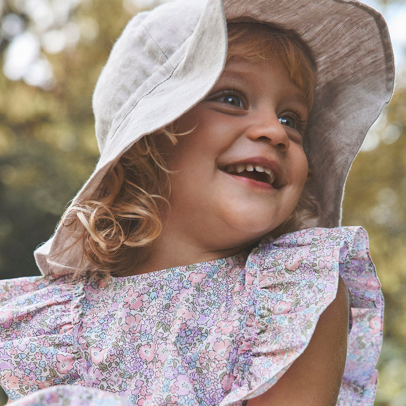 Baby & Kids Linen/Cotton Summer Hat - Peyote