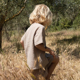 Baby & Kids Cotton Olive Shorts - Cashmere Colour