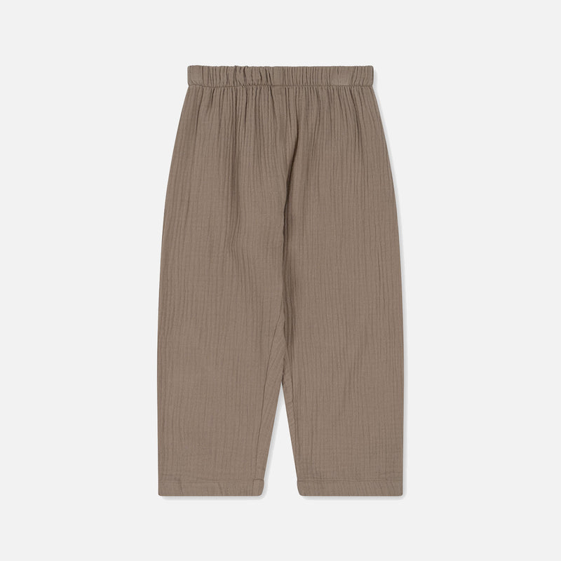 Baby & Kids Cotton Olive Pants - Cashmere Colour