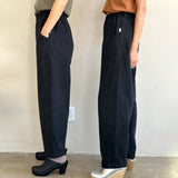 Womens Cotton Arc Pants - Black Canvas