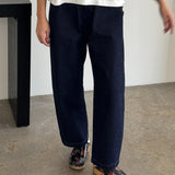 Womens Cotton Arc Pants - Raw Denim