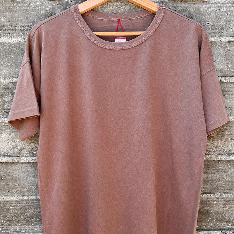 Womens Cotton Her Tee - Dried Rose