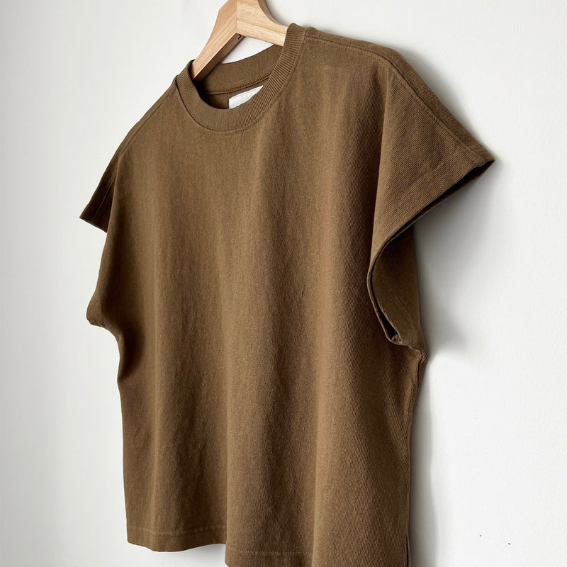 Womens Cotton Jeanne Tee - Tobacco