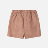 Baby & Kids Linen Shorts - Rosewood