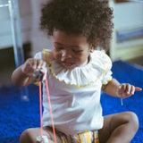Baby & Kids Pima Cotton Balloon Sleeve Paloma Tee - Marzipan