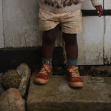 Toddler Leather Lace Shoes - Cognac