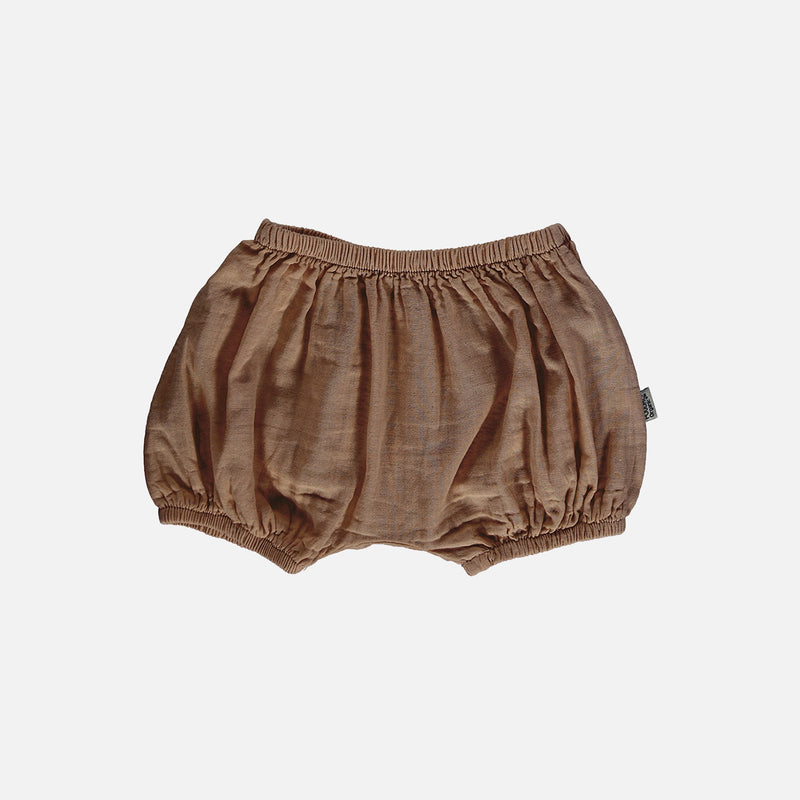 Baby Cotton Verveine Bloomers - Toffee