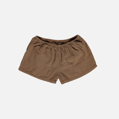 Cotton Cardamome Shorts - Toffee