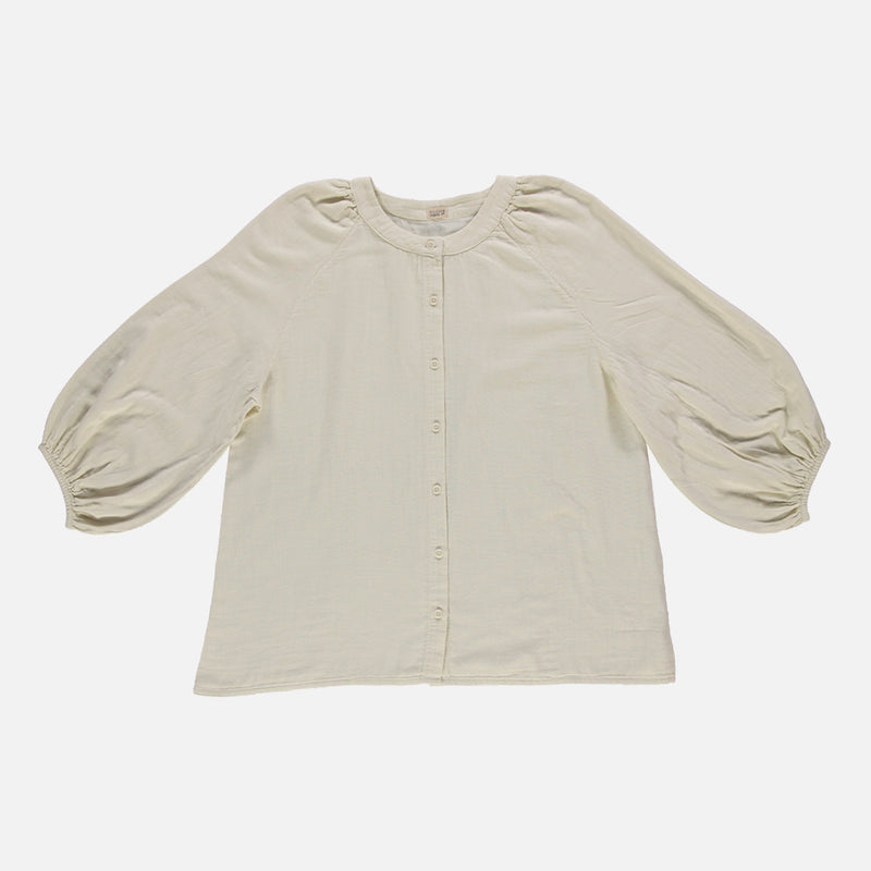 Womens Cotton Onagre Blouse - Almond Milk