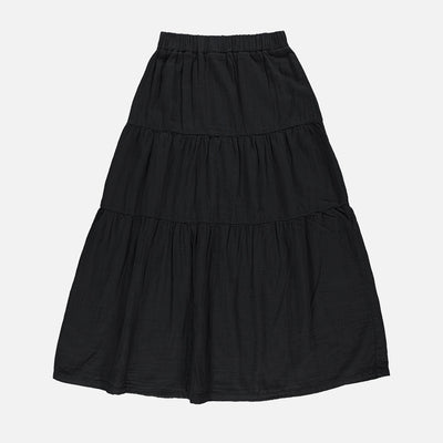 Womens Cotton Thym Skirt - Pirate Black