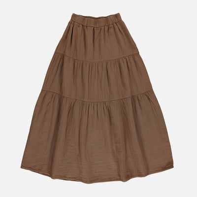 Womens Cotton Thym Skirt - Toffee
