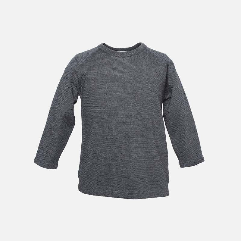 Baby & Kids Merino Wool/Silk Terry Top - Slate