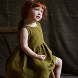 Aspen Dress - Linen - Olive