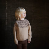 Winter Fairisle Sweater - Lambswool - Fawn