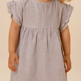 Cotton Cousine Dress - Violet Stripes