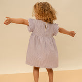 Cotton Cousine Dress - Violet Stripes