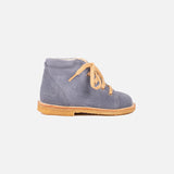 Toddler Suede Lace Up Boots - Blue Fog