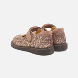 Toddlers & Kids Leather Mary Jane Shoes - Clay Glitter