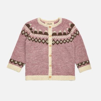 Baby & Kids Alpaca Mountain Cardigan - Rose