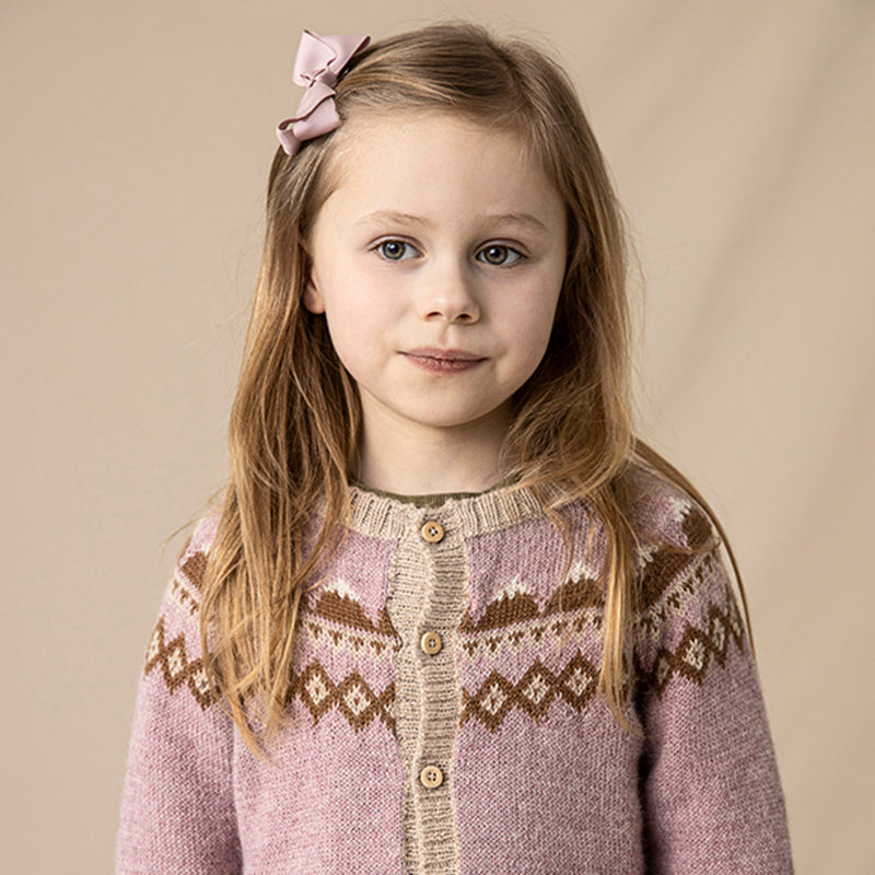 Baby & Kids Alpaca Mountain Cardigan - Rose