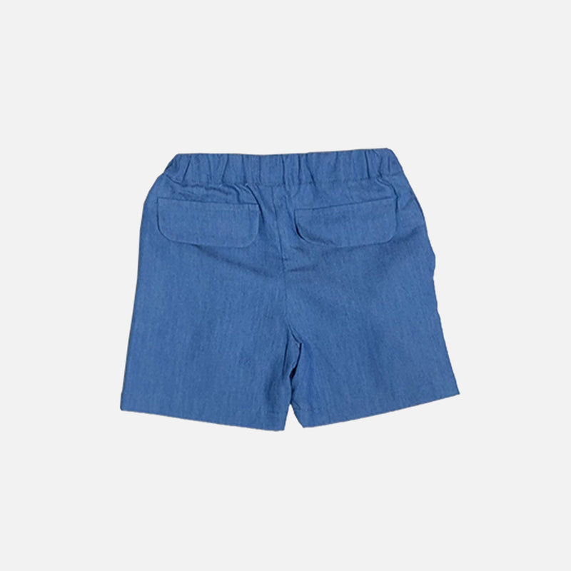 Baby & Kids Cotton Emil Shorts - Soft Denim