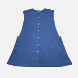 Baby & Kids Cotton Simple Dress - Soft Denim