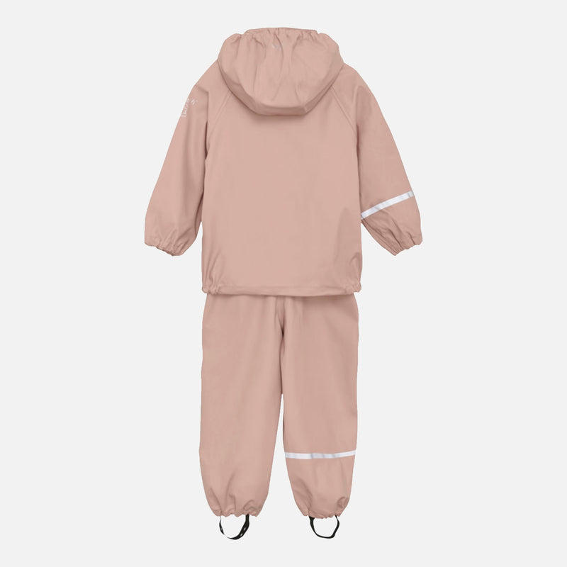 Baby & Kids Recycled Rainwear Set - Misty Rose