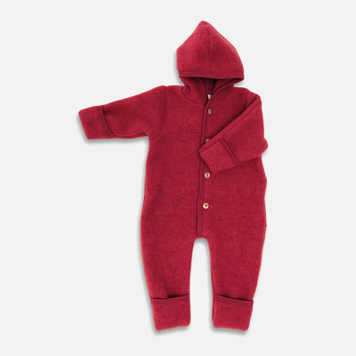 Baby Merino Wool Fleece Suit - Jasper