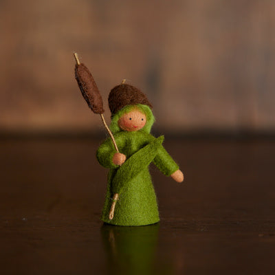 Handmade Wool Fairy - Sedge - Brown