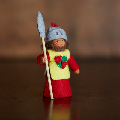 Handmade Wool Knight - Brown