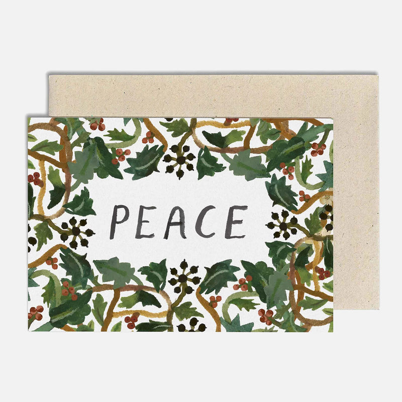 Greeting Card -  Peace Wreath